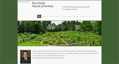 Desktop Screenshot of firstparishofnewbury.org